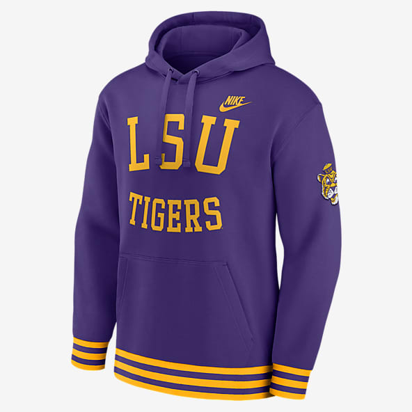 Football LSU Tigers Hoodies. Nike